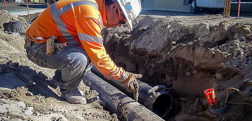 Professional Underground Pipe Repair Services in Holly Springs, NC.